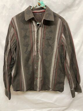 Point Zero Brown classic fit button shirt Medium